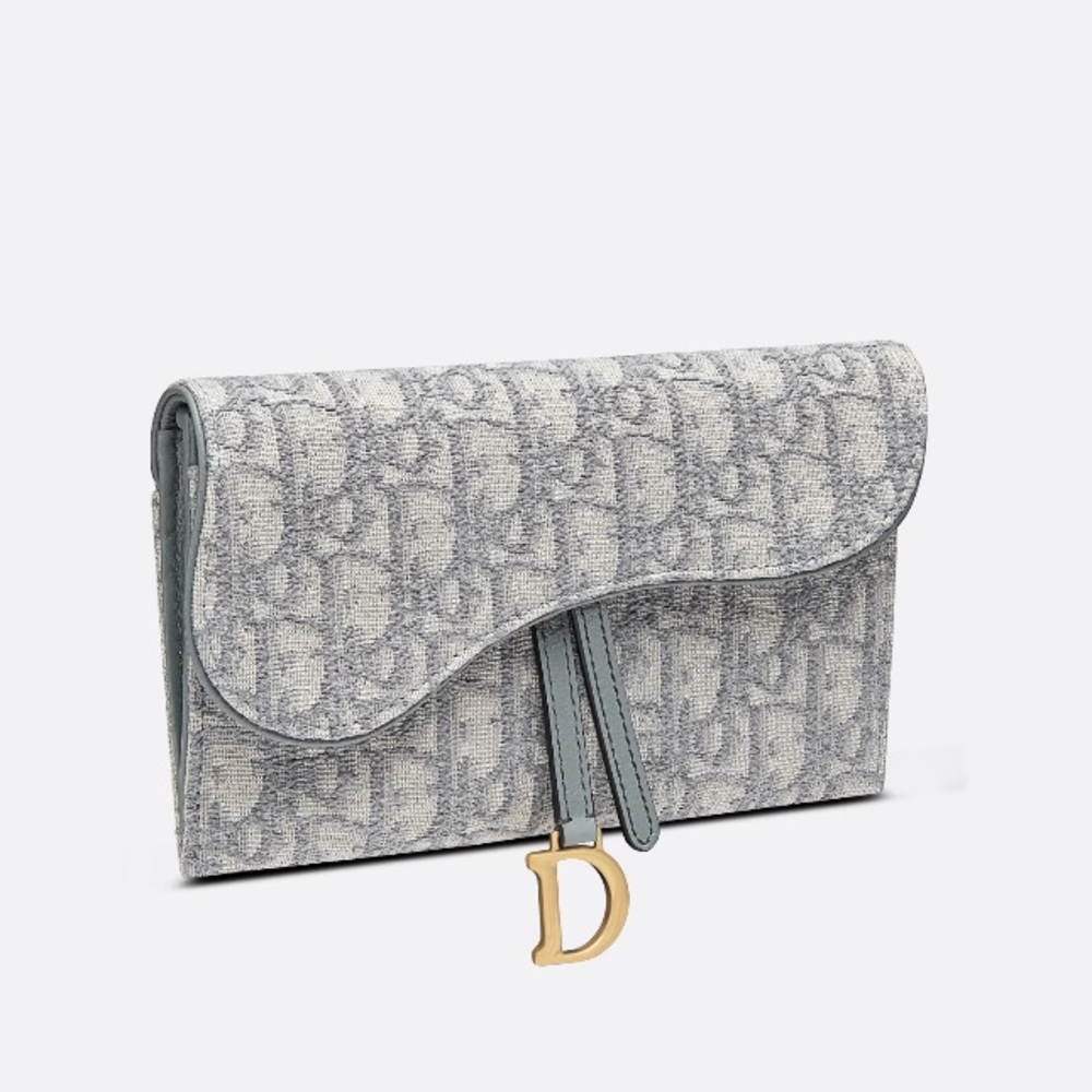 DIOR Grey Wallet On Chain